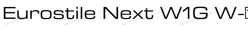 Eurostile Next W1G W字体转换